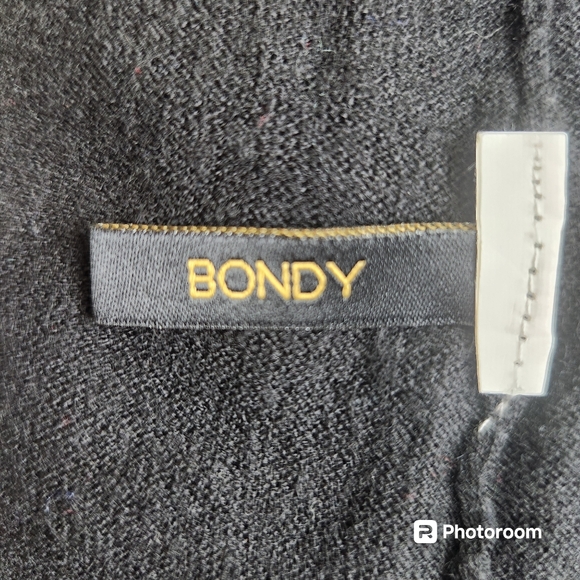 Jeans by Buffalo "Bondy" Gothcore Sheer Long Sleeve Rave Hi-Low Black Sweater L - Picture 7 of 10